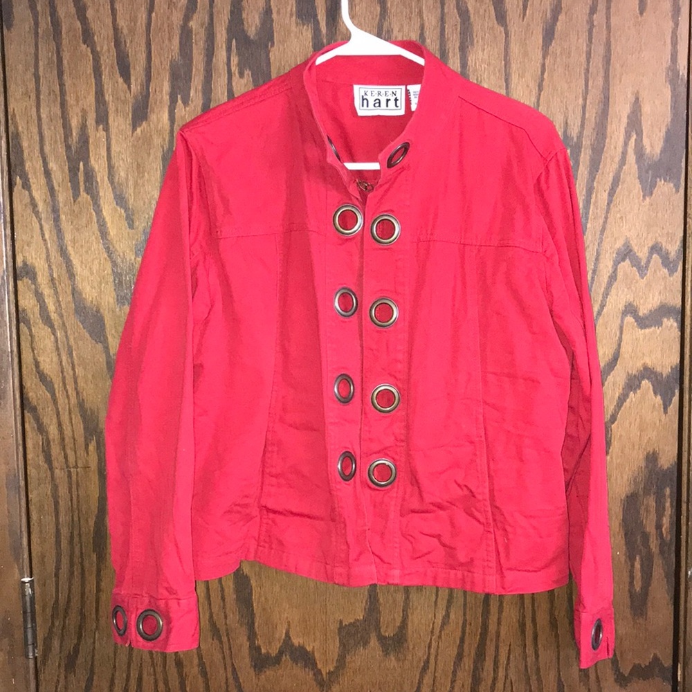 Red Denim Jacket